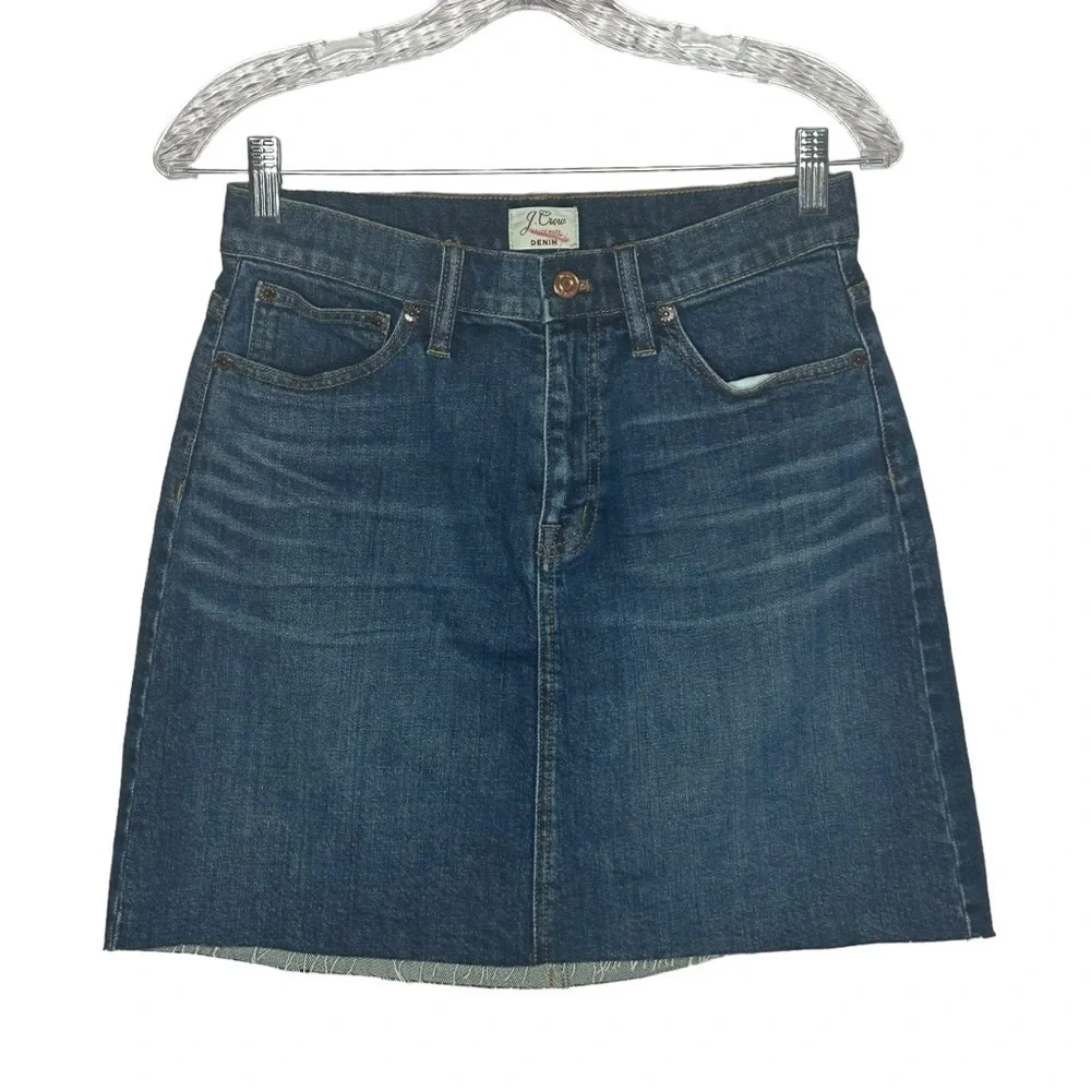 J. Crew Denim Skirt NWT Mid Thigh